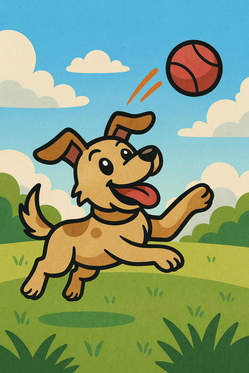BELLA FETCH. Good dog.