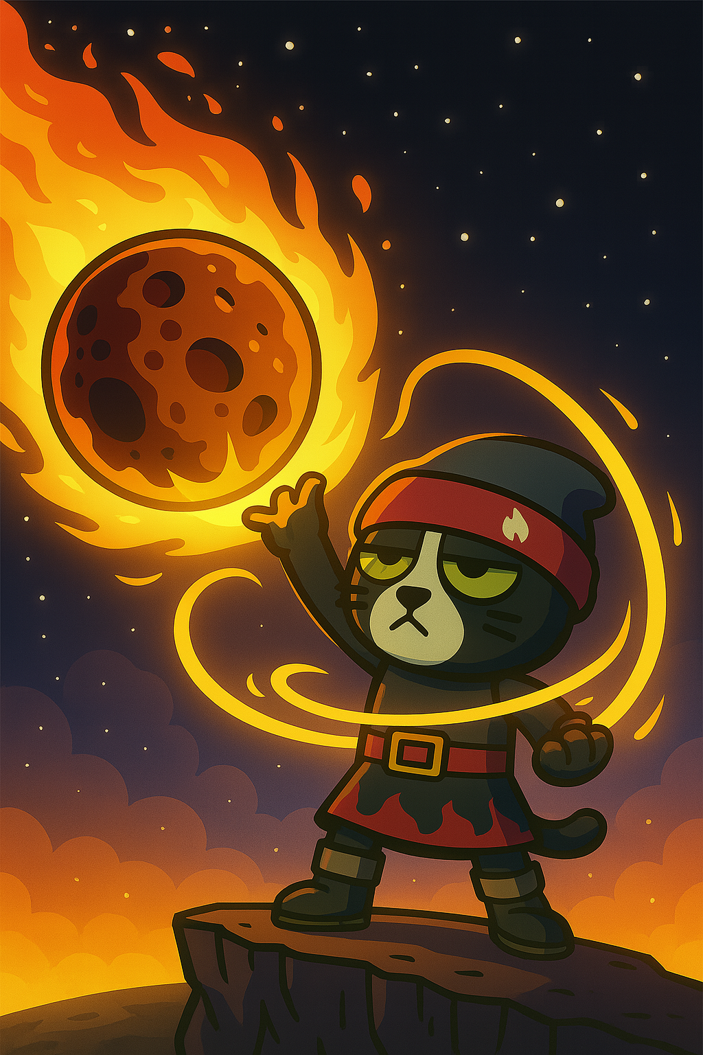 ahhh man time to summon some meteors pffft