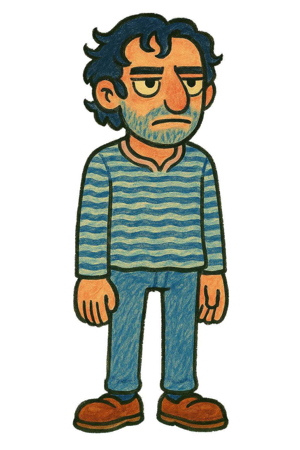 Paperboy CharacterLa Frenchman