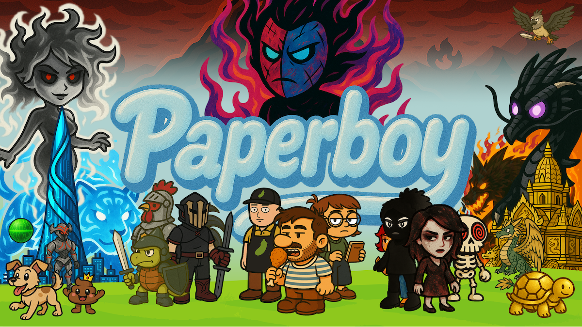Paperboy Game Cover Art