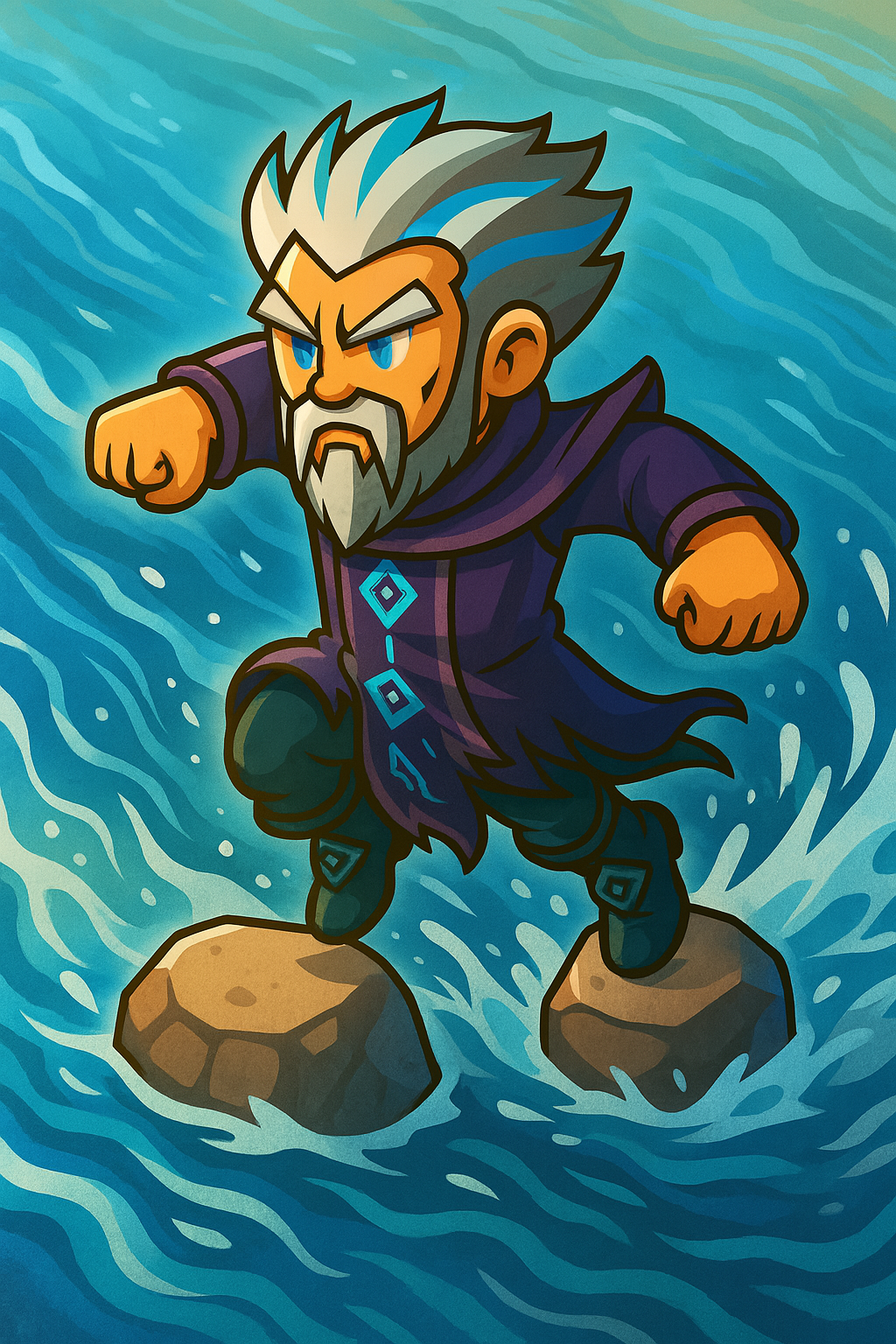 leap over dem rocks gramps