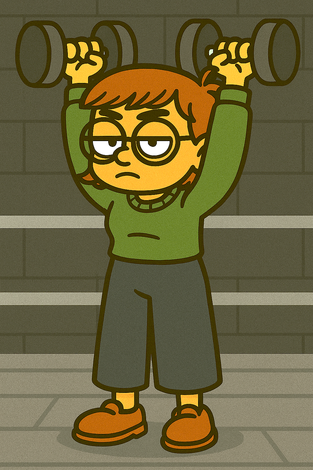 She's gotta stay fit to fuck up those demons dude.