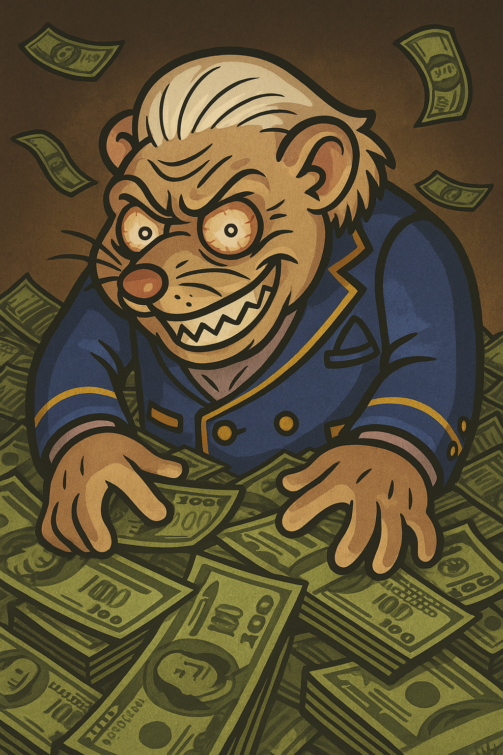 King Rat wants YOUR money. WHERE IS IT?