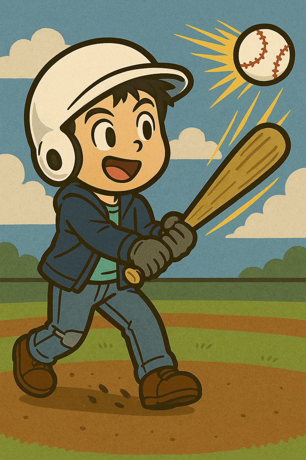 Or beam that beisbol dude, hell yeah