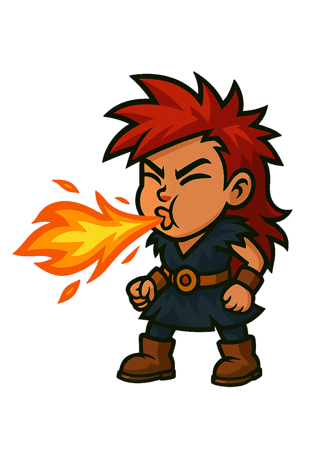 She can breathe fire dude