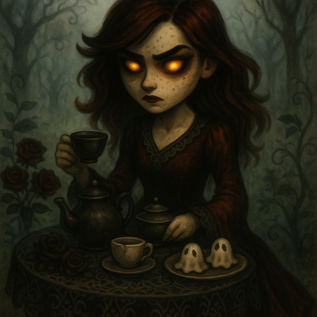 Saturday enjoying a nice afternoon tea.