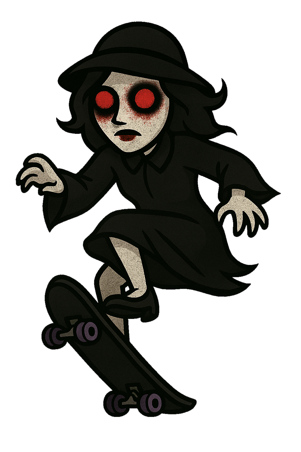 that's when she absolutely needs to do a kickflip