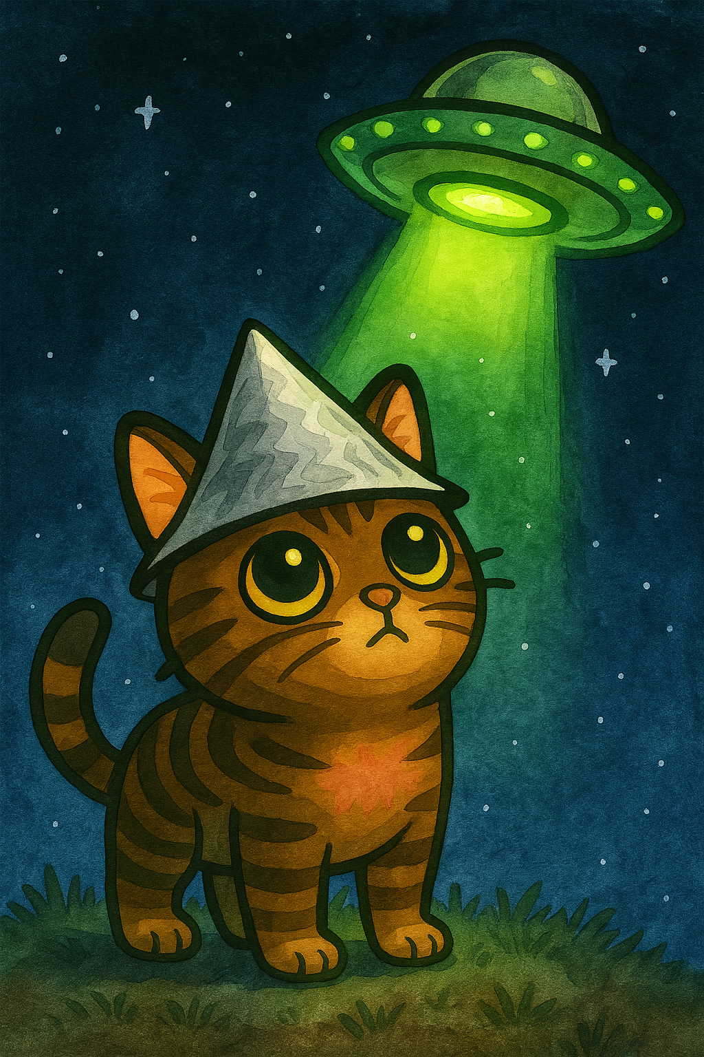 He's seen a UFO. Prove he hasn't.