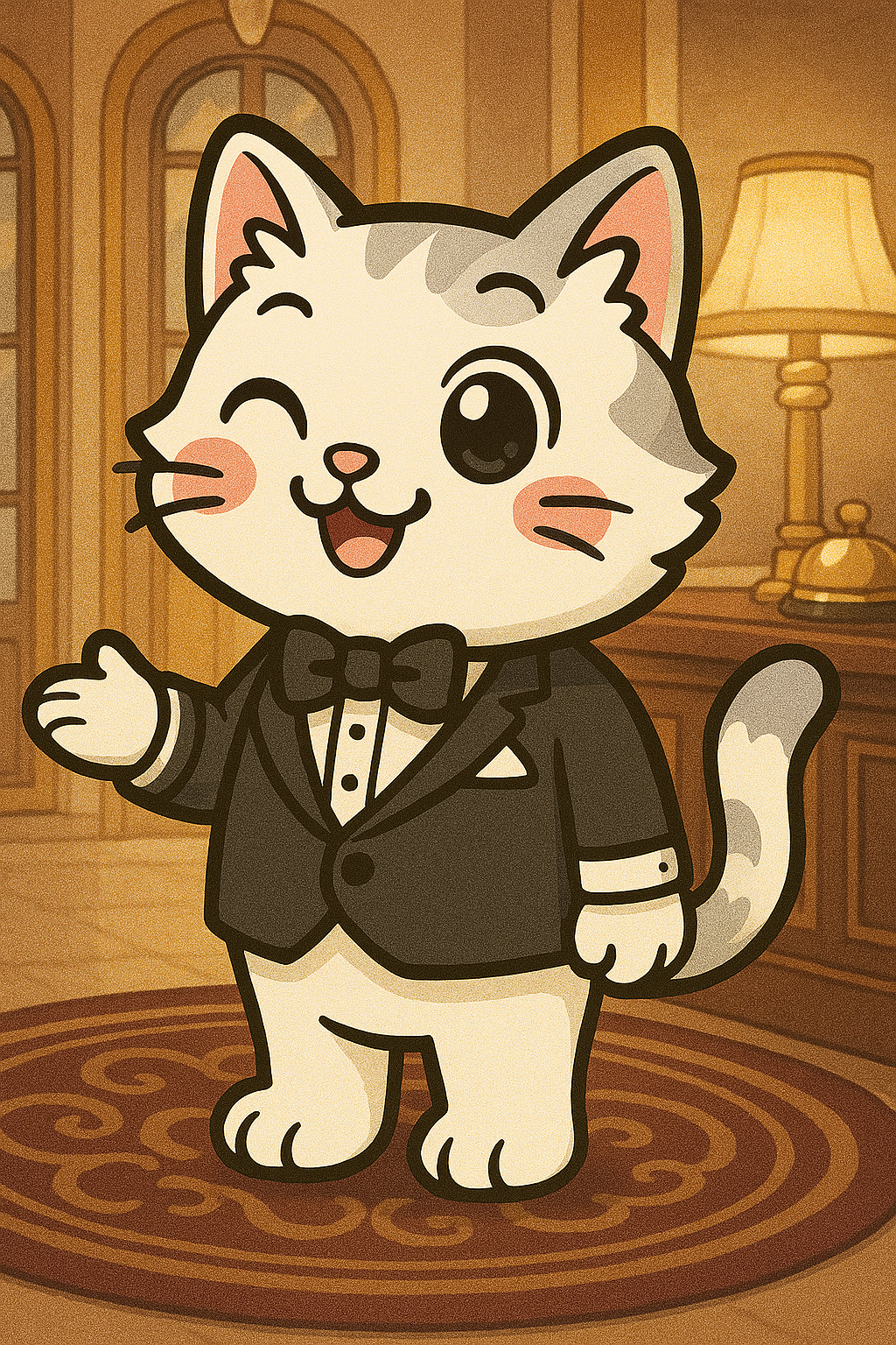 What a friendly cat