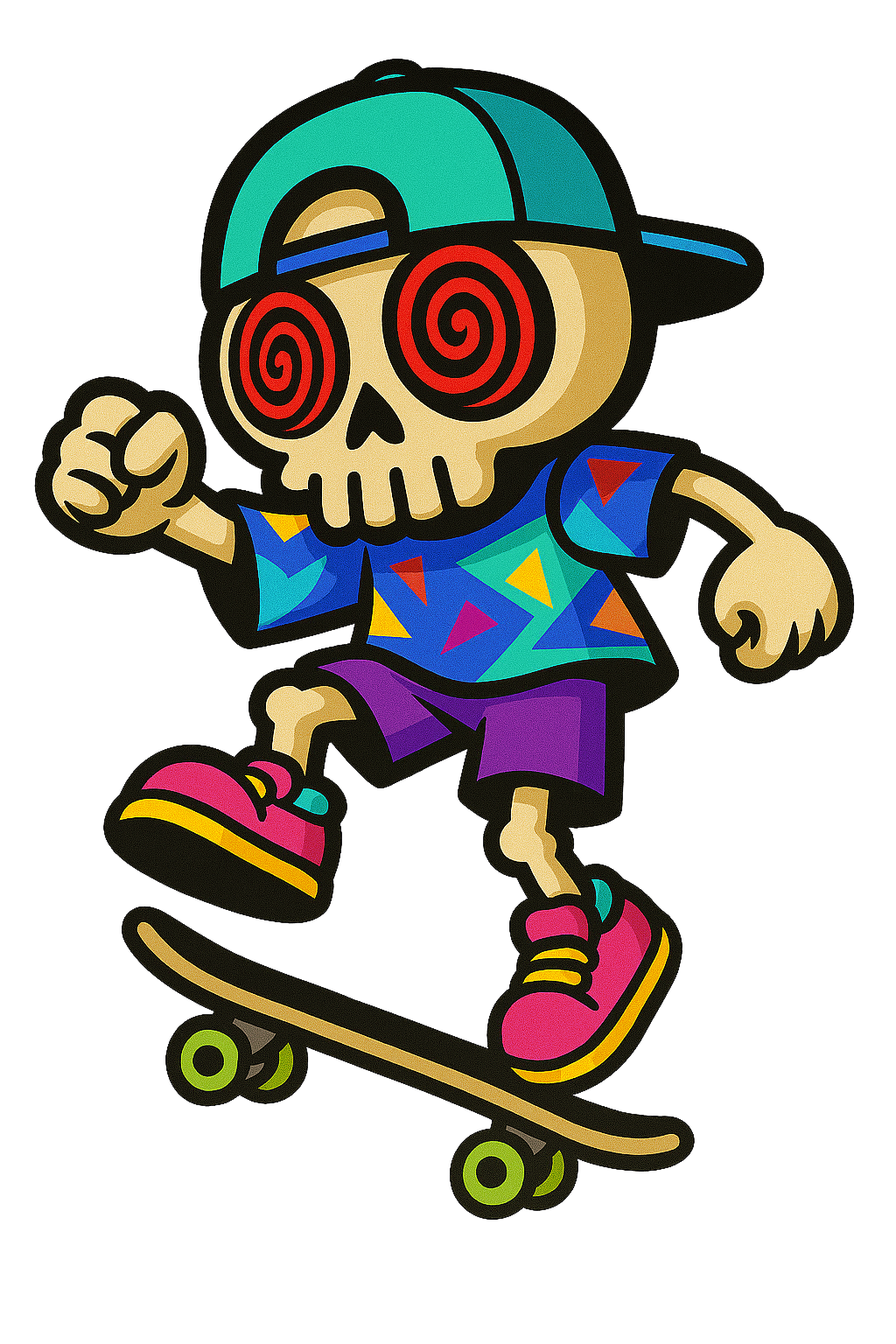 he likes to kickflip with Sunday