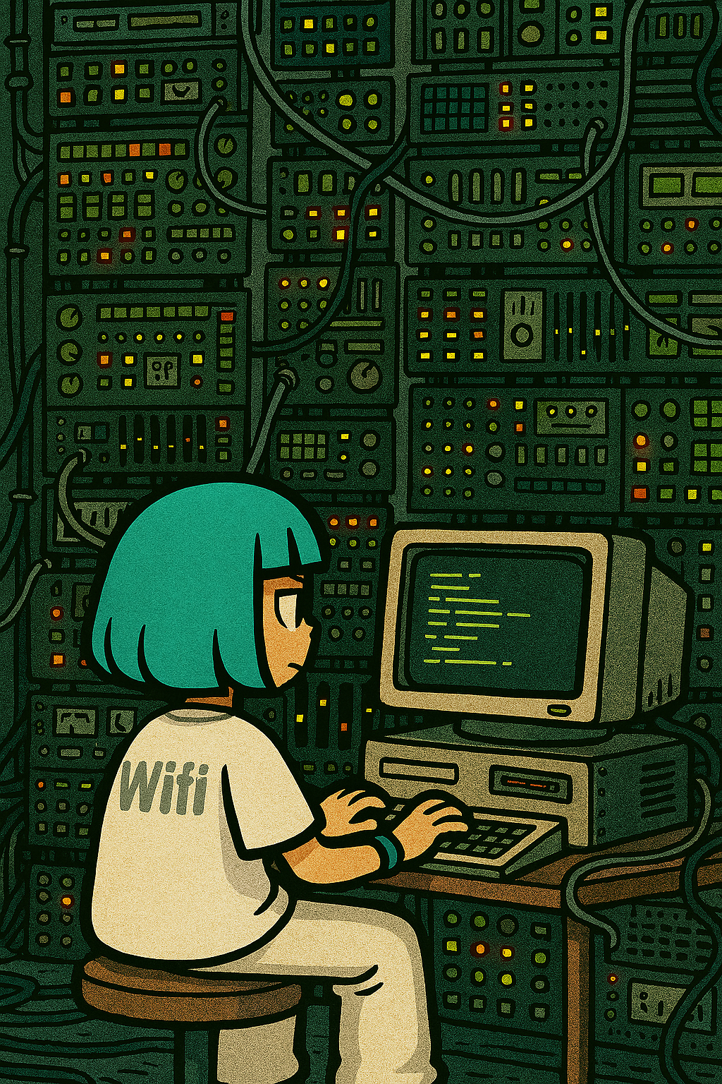 *ksch* getting into the mainframe, deleting system32